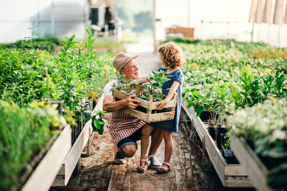 gardening with grandkids