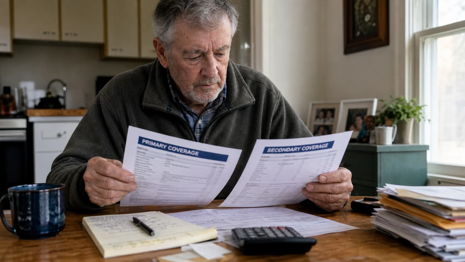Editorial photograph illustrating: Tip #7: Compare Primary vs. Secondary Coverage Options