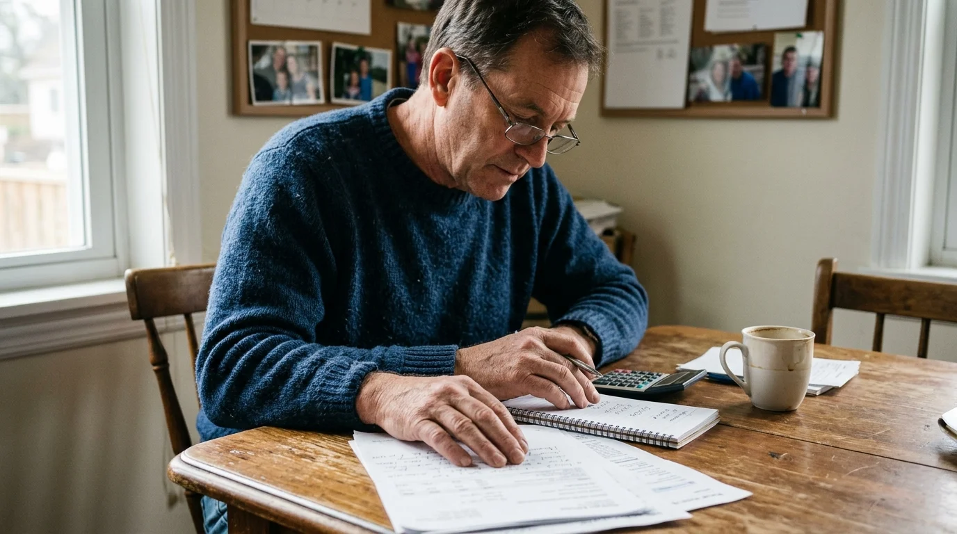 Editorial photograph illustrating: Sign #8: Your Active Earnings Approach the Annual Social Security Wage Base
