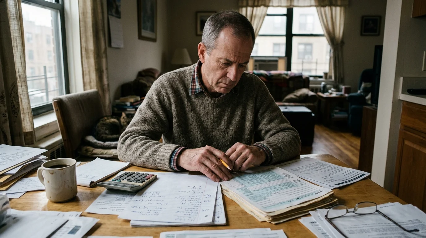 Editorial photograph illustrating: Tip #3: New York — Public vs. Private Pension Tax Disparities