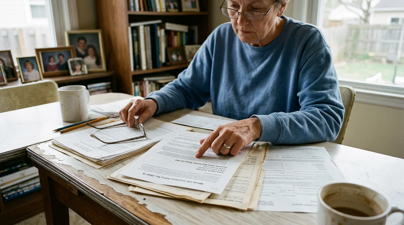 Editorial photograph illustrating: Tip #3: Whole Life Insurance Policies Exceeding $1,500