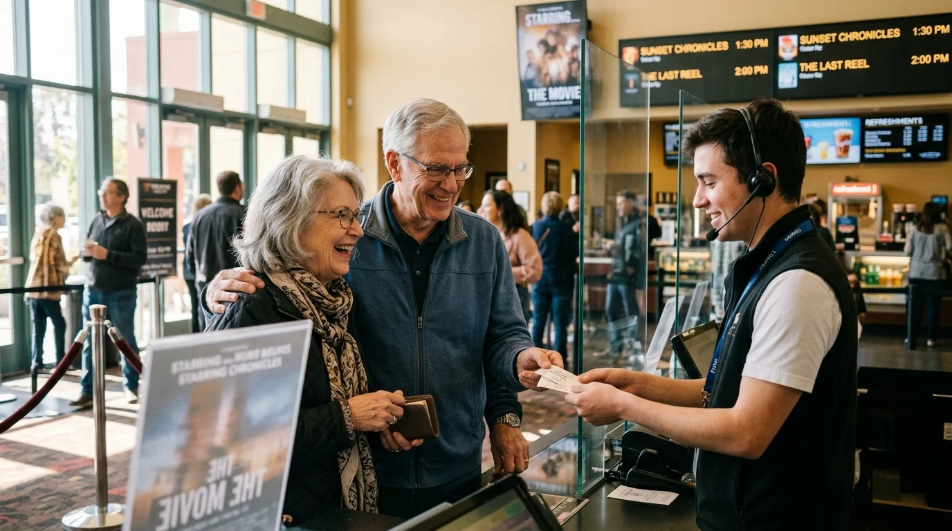 Tip #3: Senior Savings at Major Movie Theater Chains